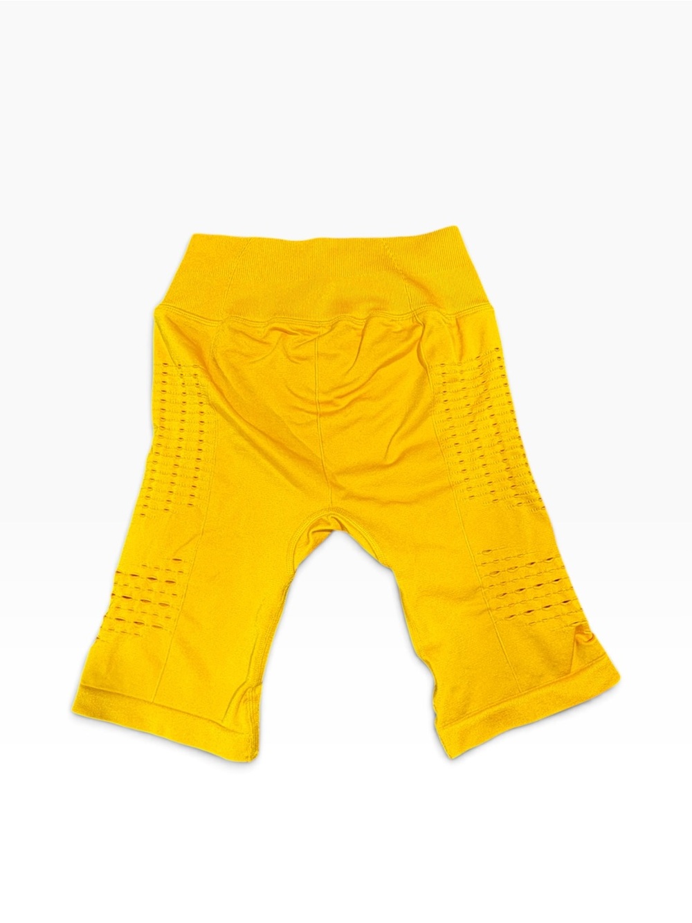 Gymshark Seamless High-Rise Bike Shorts - Yellow - Picture 3 of 5